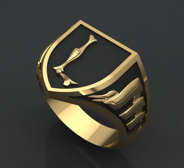 Alphabet Latin Signet L 3D print model_29