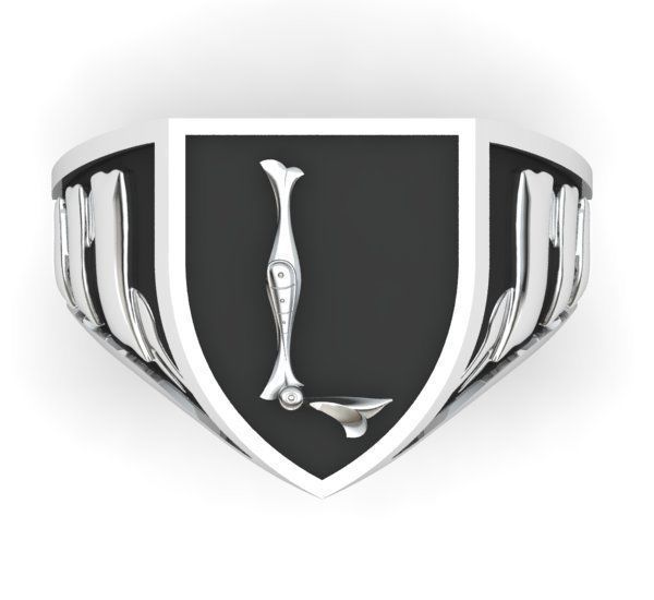 Alphabet Latin Signet L 3D print model_26