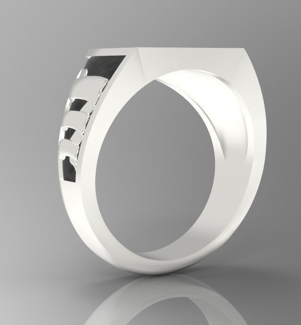 Alphabet Latin Signet L 3D print model_12