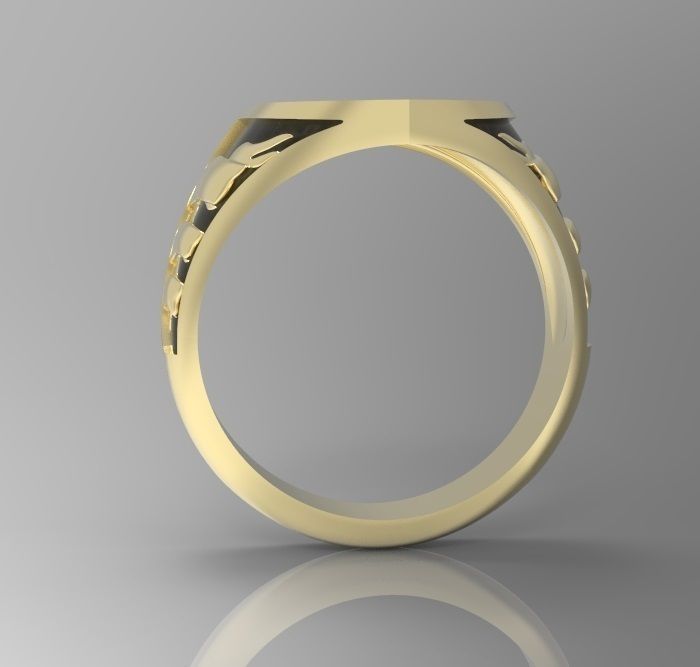 Alphabet Latin Signet L 3D print model_6