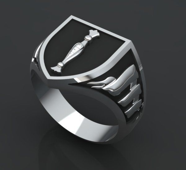 Alphabet Latin Signet I 3D print model_28