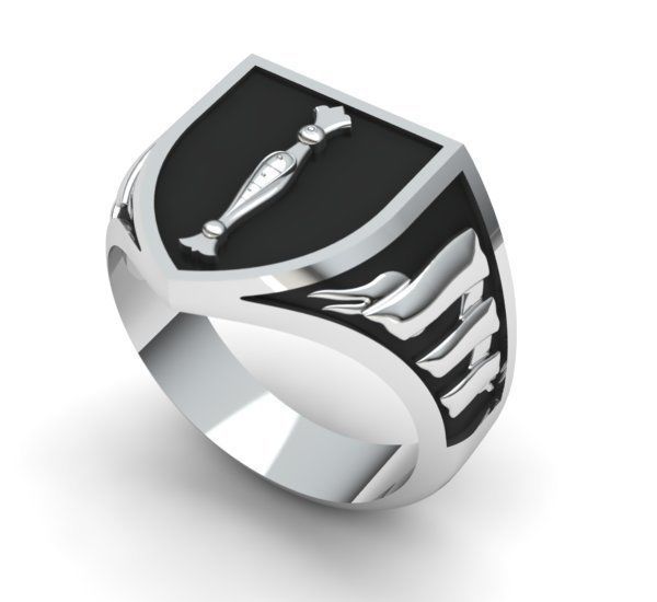 Alphabet Latin Signet I 3D print model_1