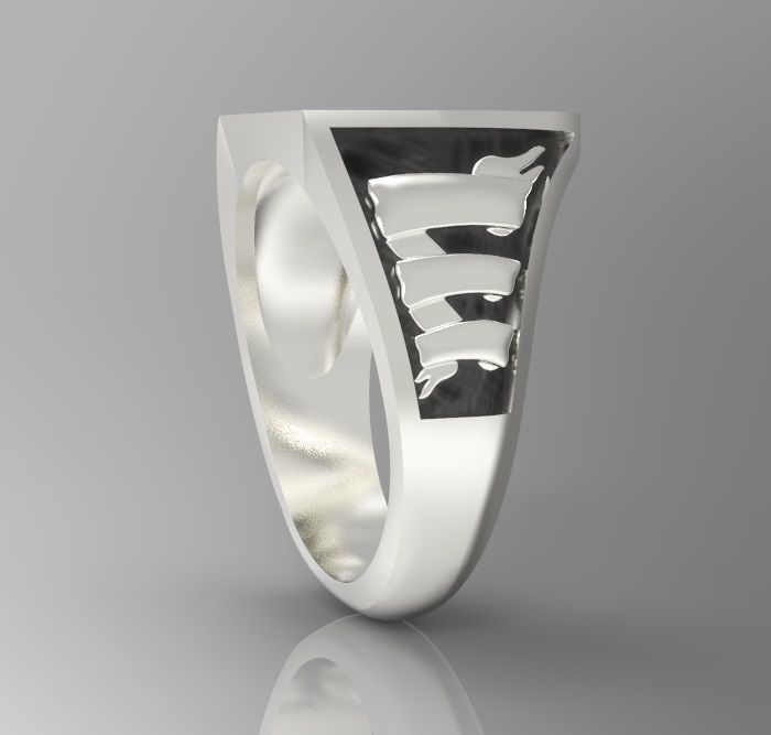 Alphabet Latin Signet I 3D print model_19