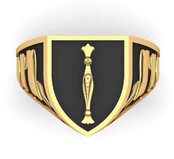 Alphabet Latin Signet I 3D print model_27