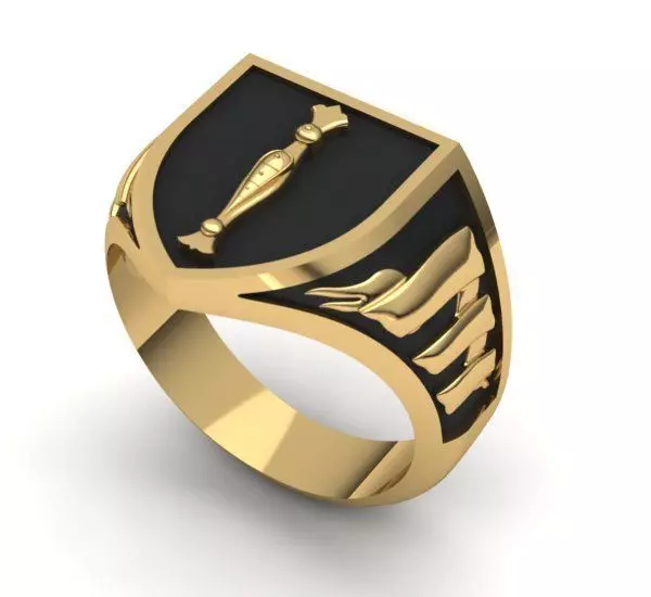 Alphabet Latin Signet I 3D print model_0