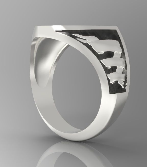 Alphabet Latin Signet F 3D print model_10