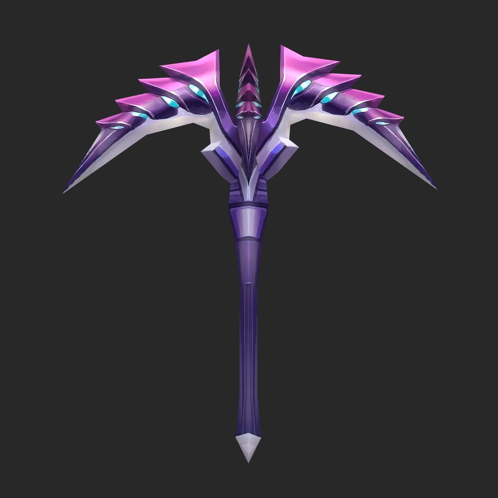 Fantasy Bow And Crossbow Collection Low-poly 3D model_17