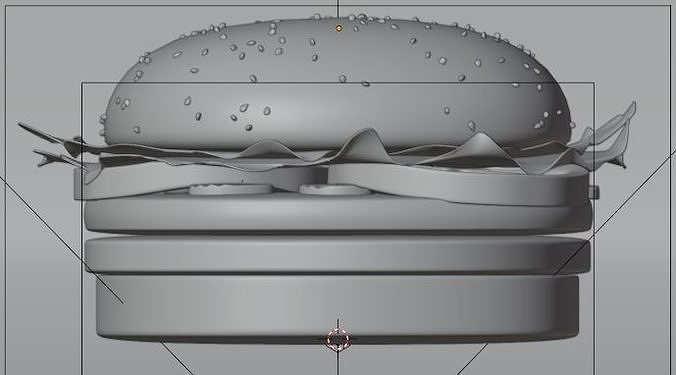 Burger Basic Build 3D model | CGTrader