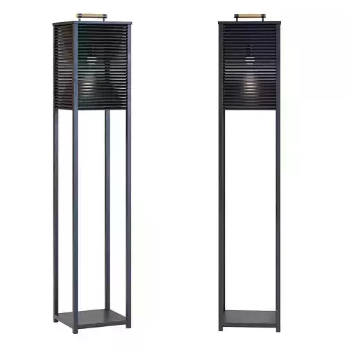 Ocean Cay Shutters Floor Lamp 3D model