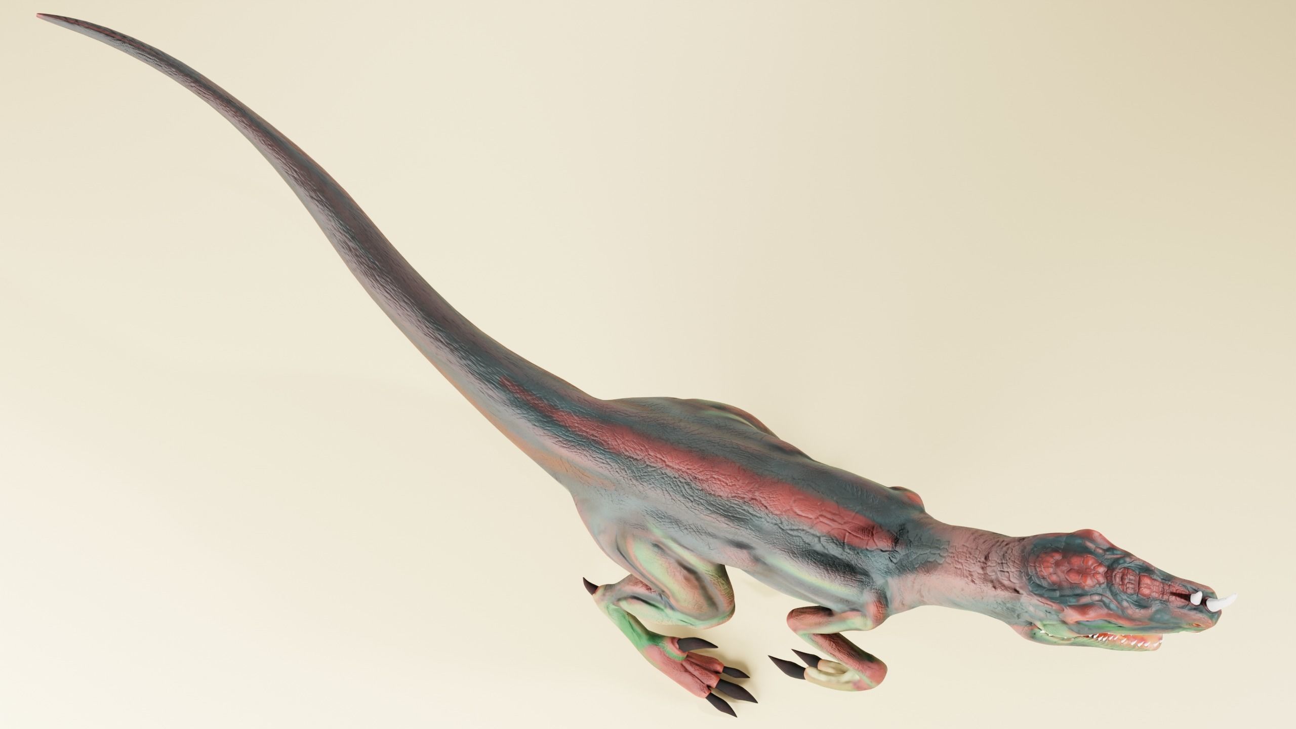 dinosaur 3d model t - rex Low-poly 3D model_7