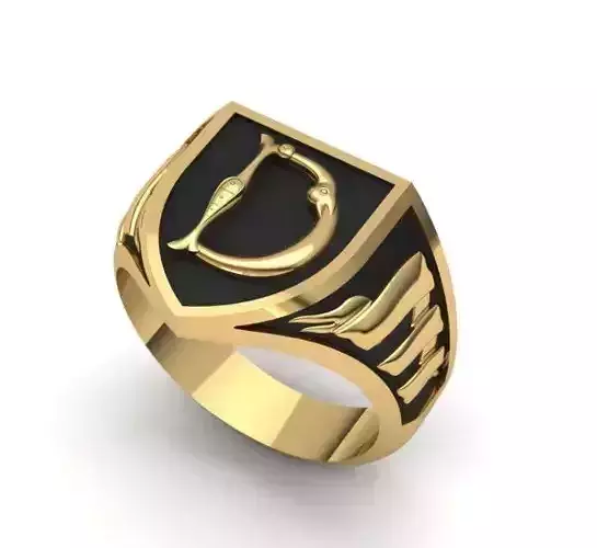 Alphabet Latin Signet D