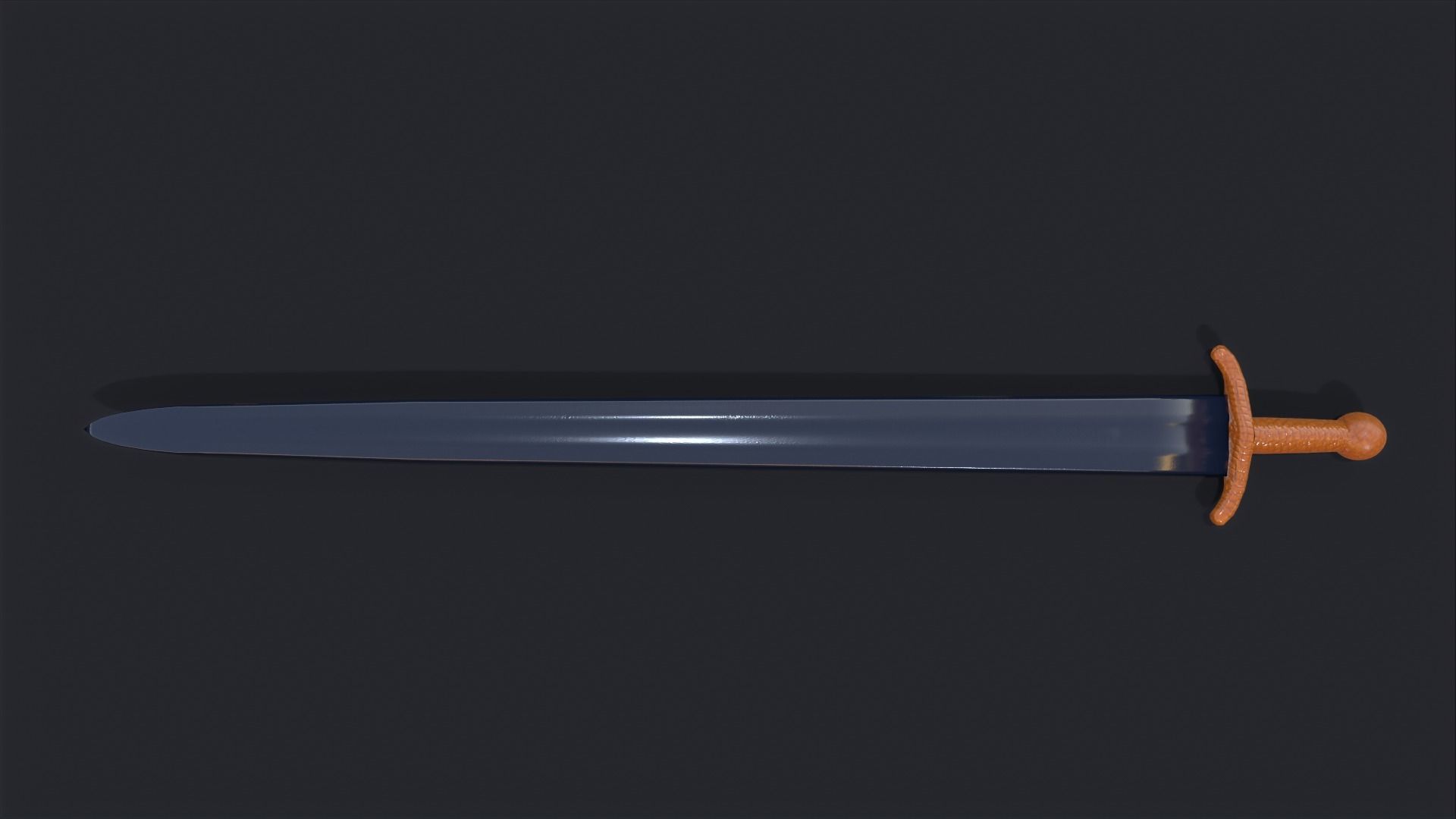 Sword Game Ready Low-poly 3D model_1