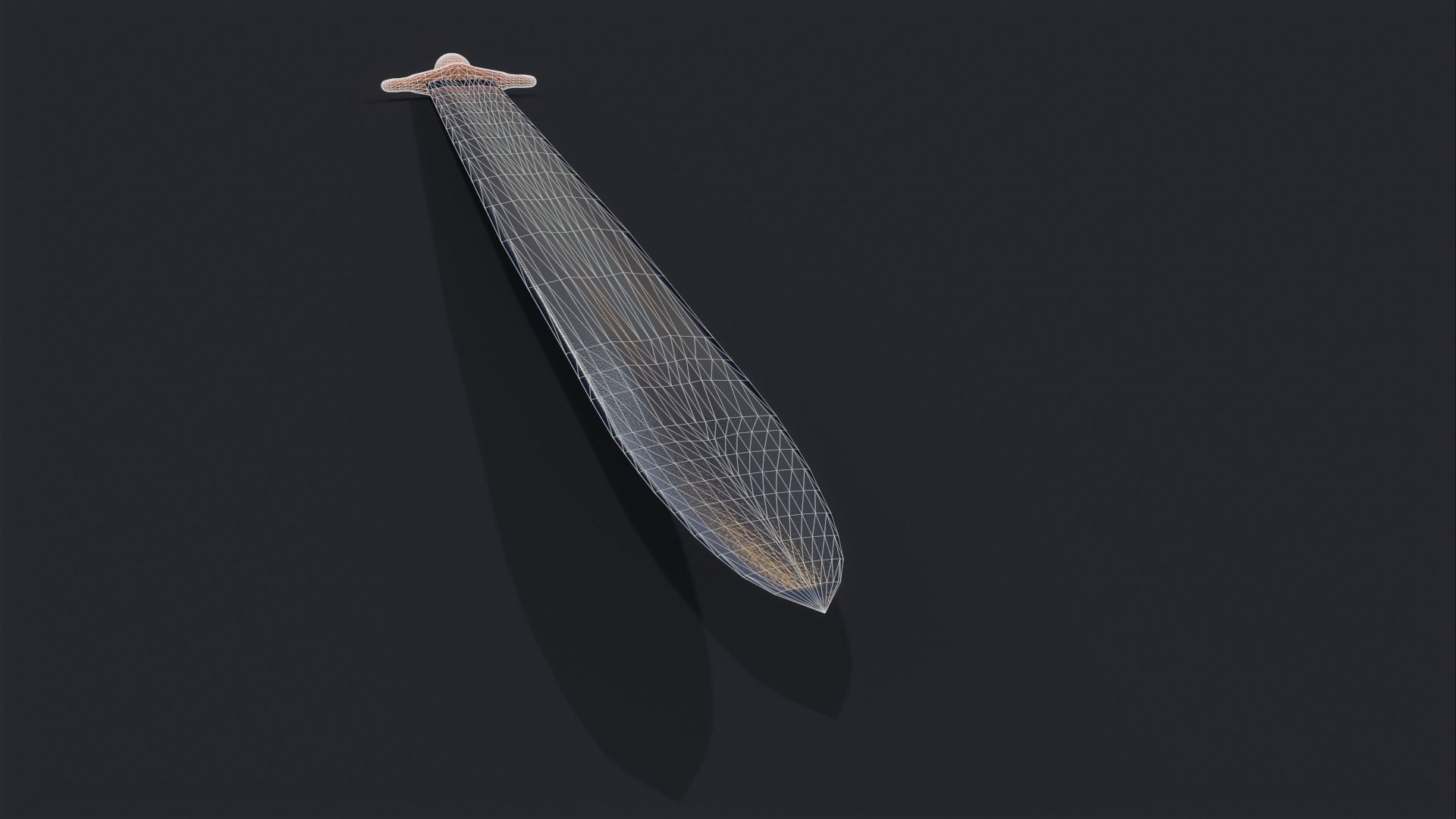 Sword Game Ready Low-poly 3D model_11