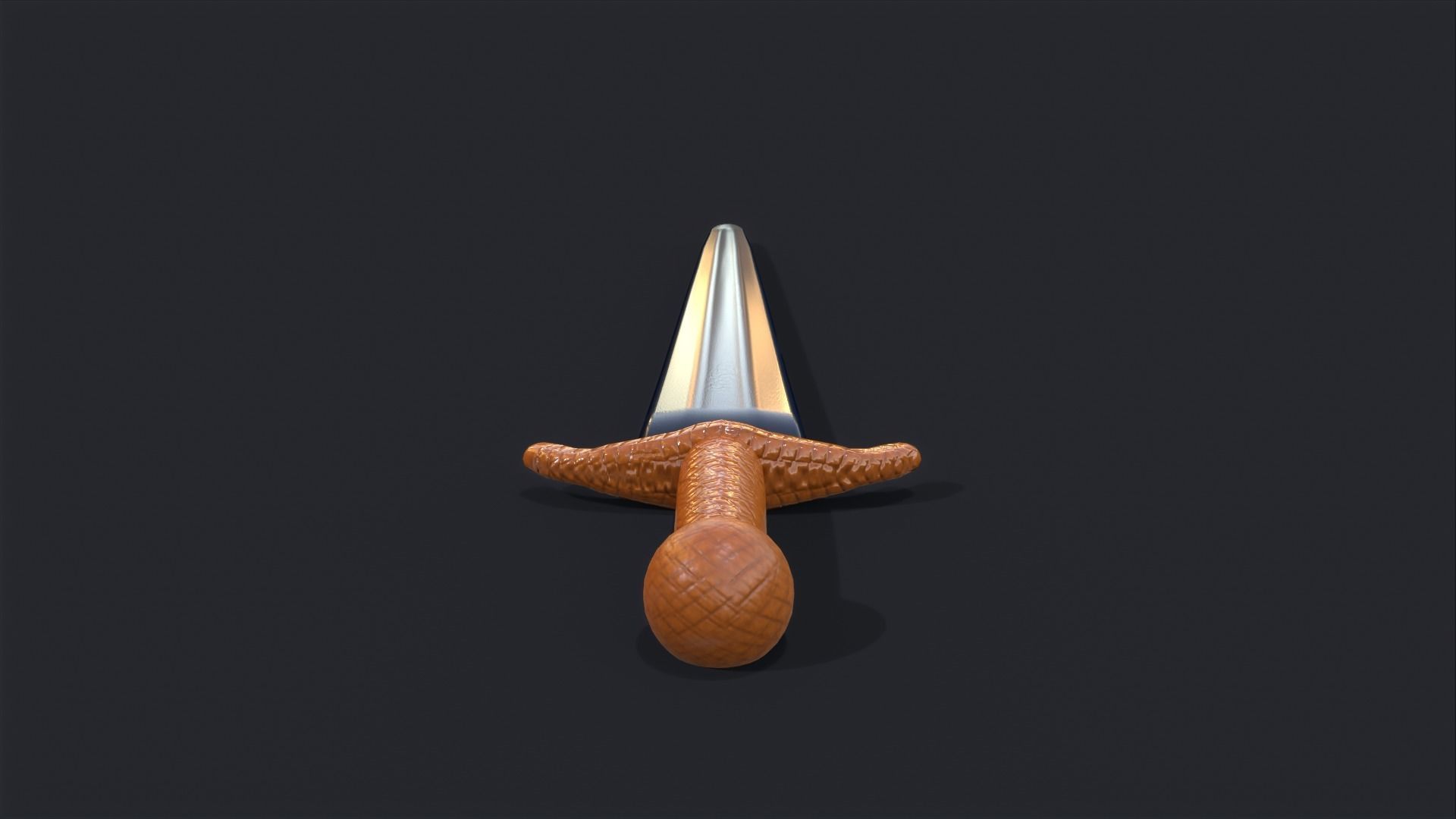 Sword Game Ready Low-poly 3D model_3