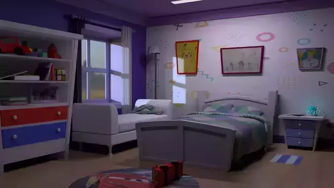 Kids Room Stylized