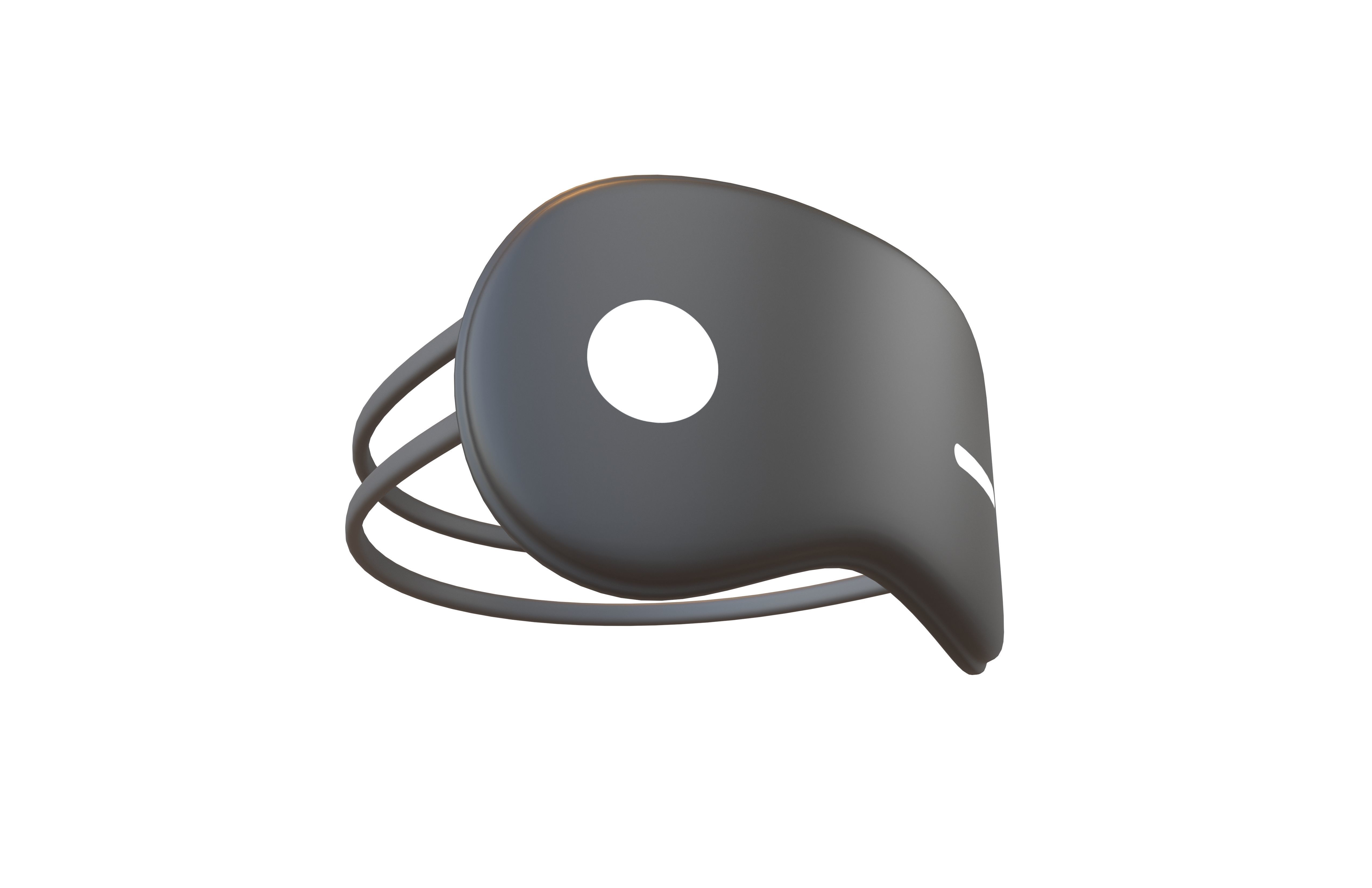 Blindfold v3 013 Low-poly 3D model_3
