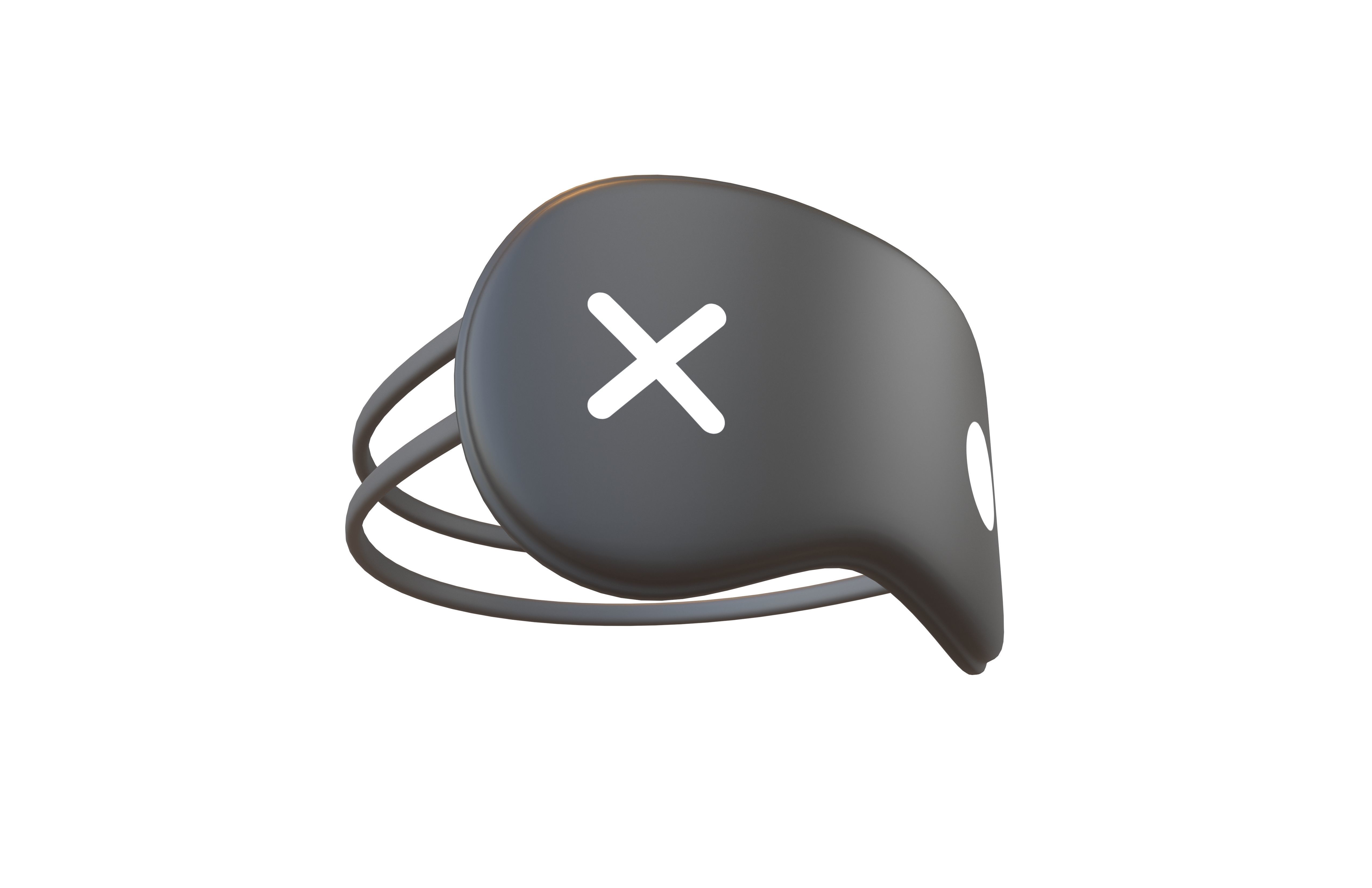 Blindfold v3 014 Low-poly 3D model_3