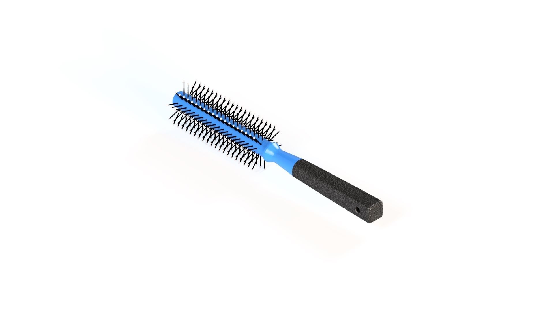 HAIR BRUSH Low-poly 3D model_3