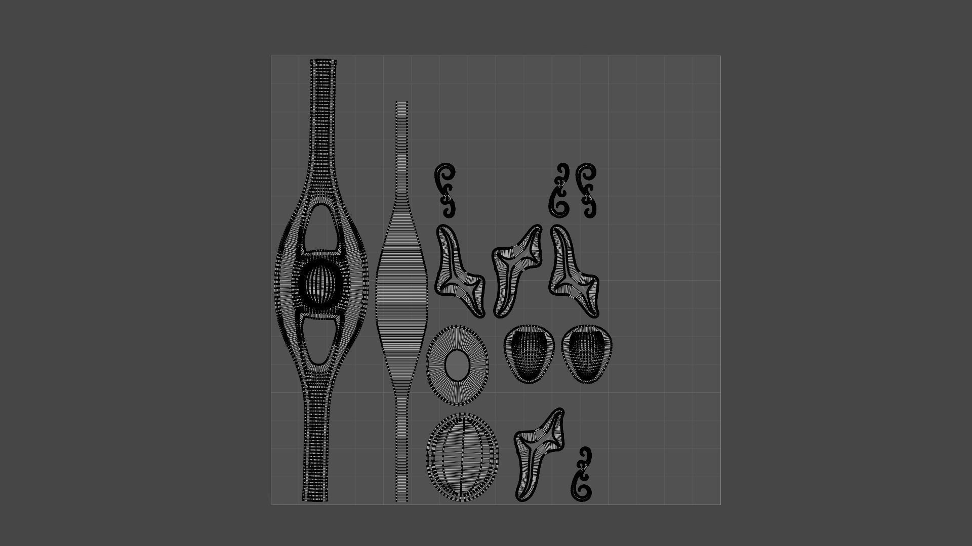 Ring Silver  Low-poly 3D model_14