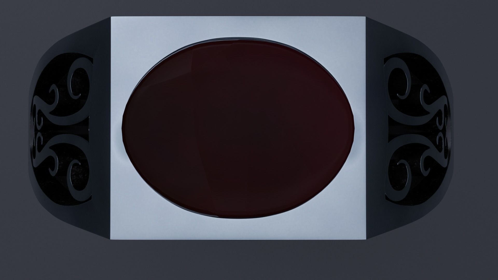 Ring Silver  Low-poly 3D model_4