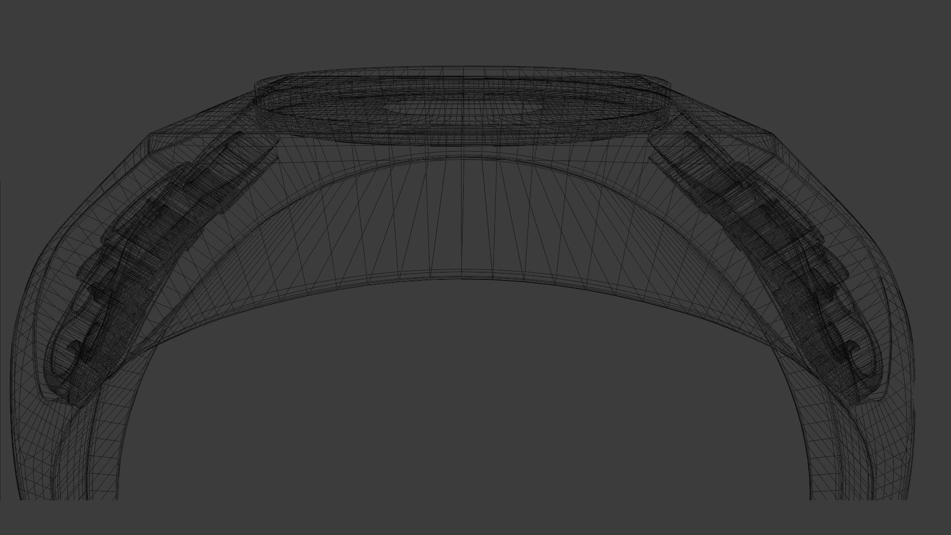 Ring Silver  Low-poly 3D model_13