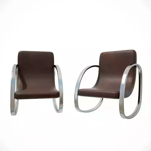 Leather armchair 018