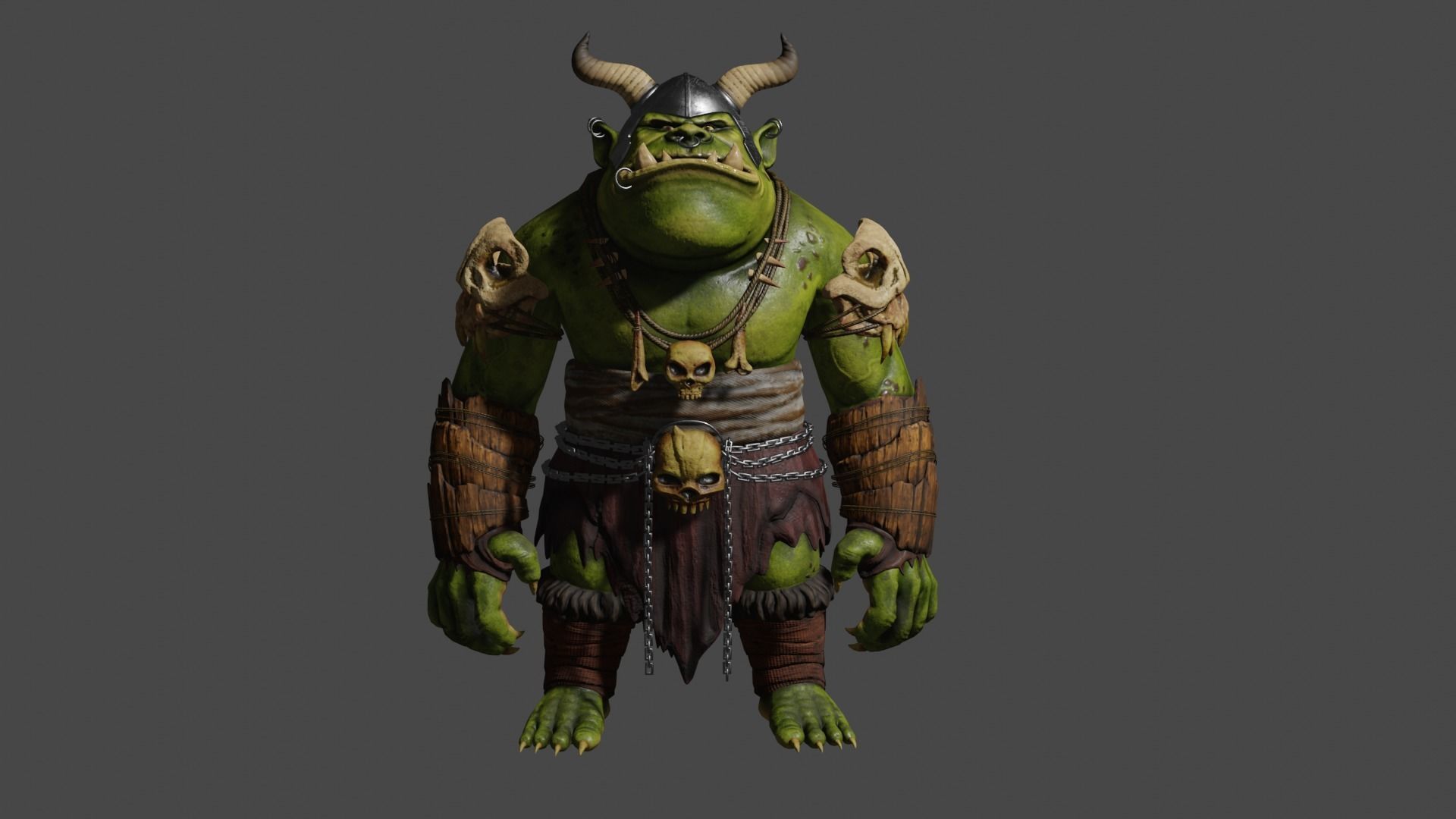 Monster Troll 3D model_2