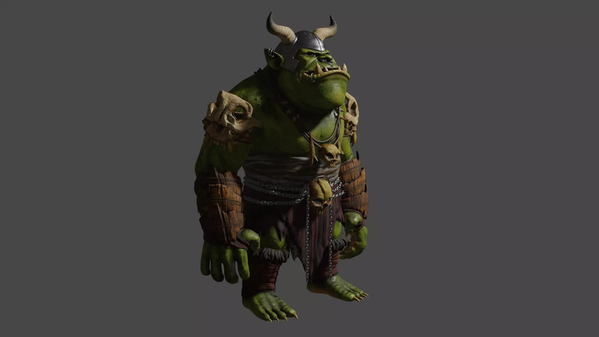Monster Troll 3D model_0