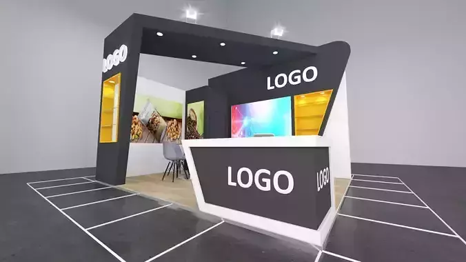 Exhibition  Stand 3D Model 2022 