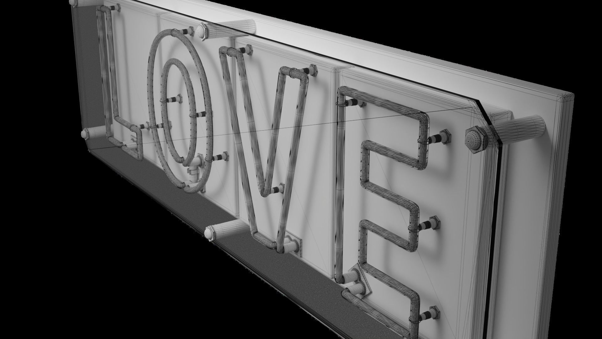 Wall Lamp 03 3D model_7