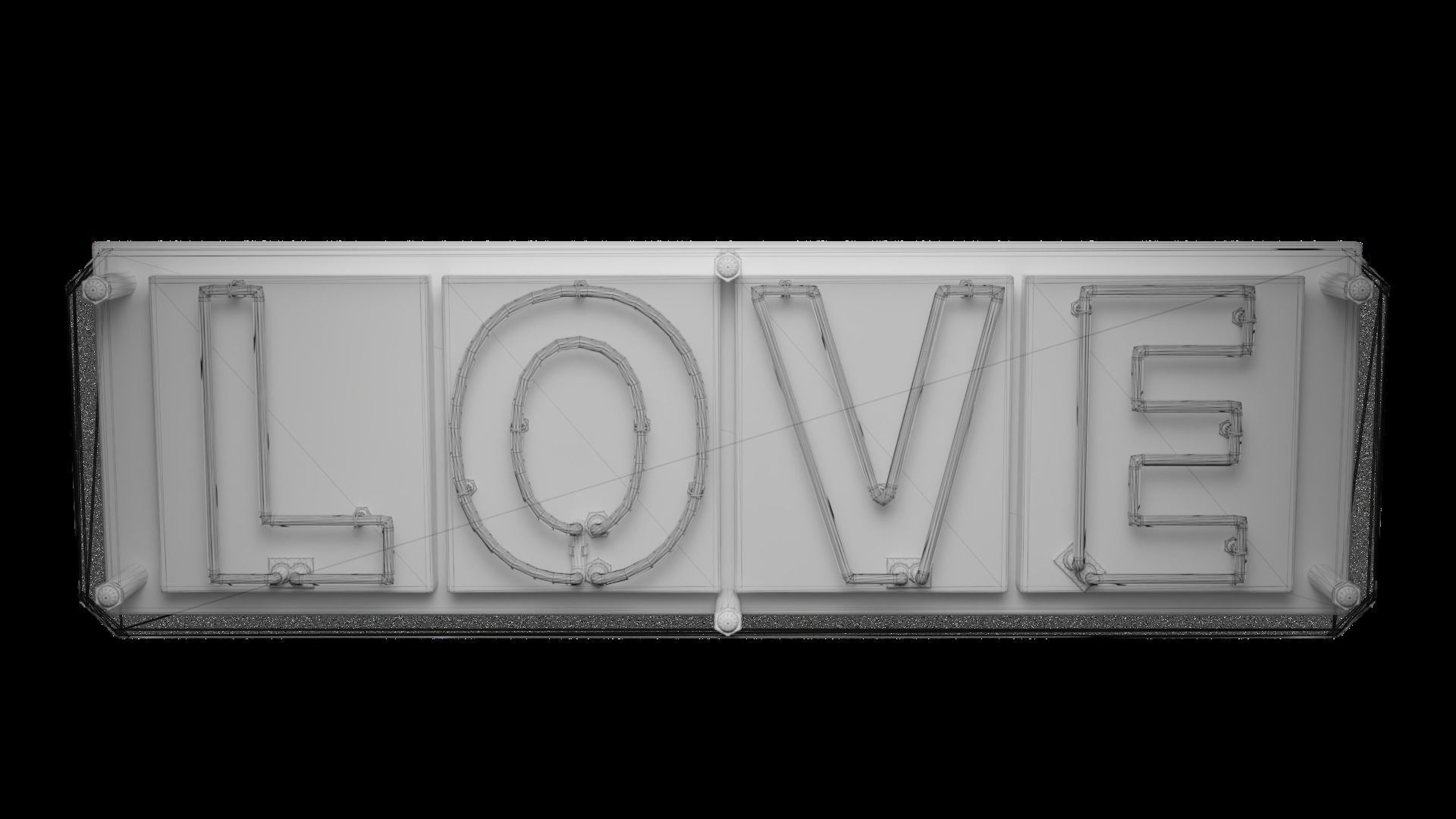 Wall Lamp 03 3D model_2