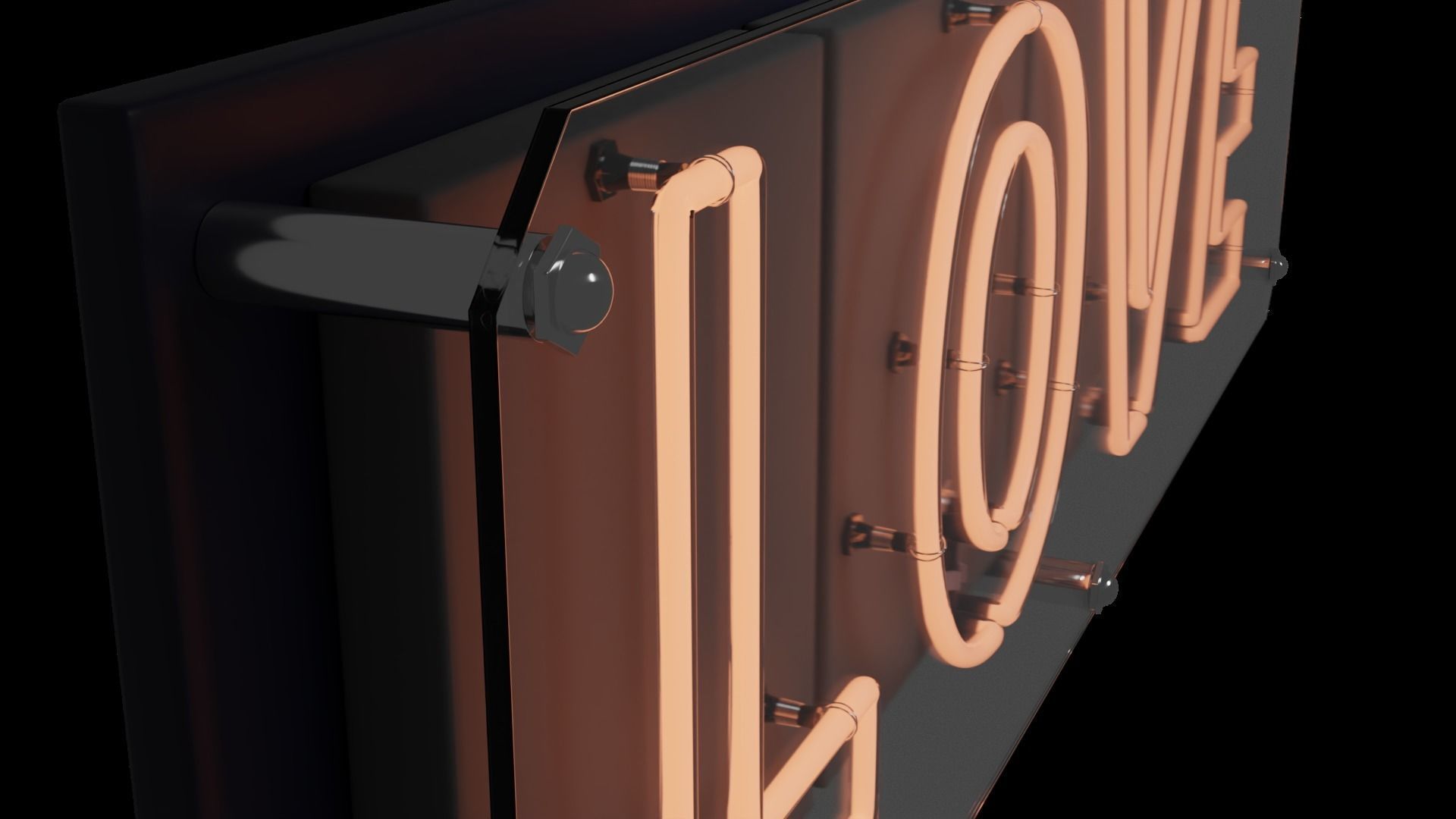 Wall Lamp 03 3D model_3