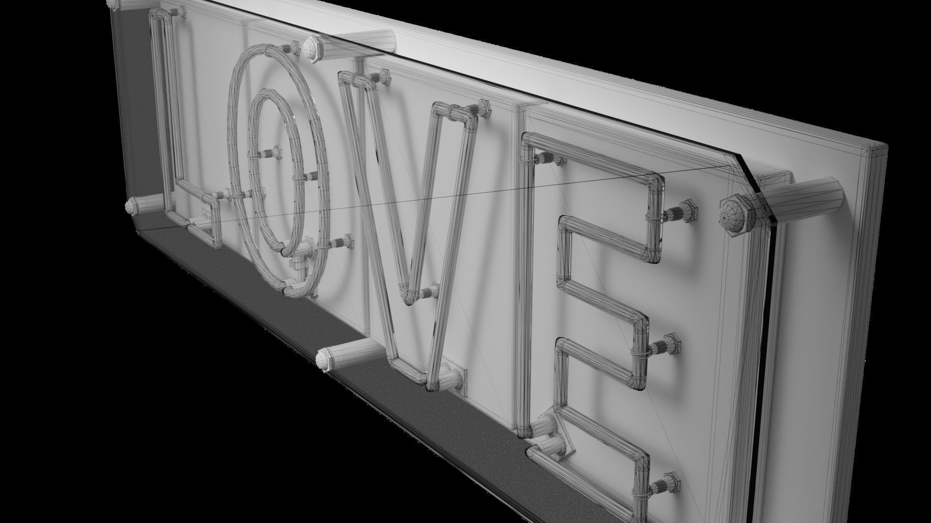 Wall Lamp 03 3D model_8