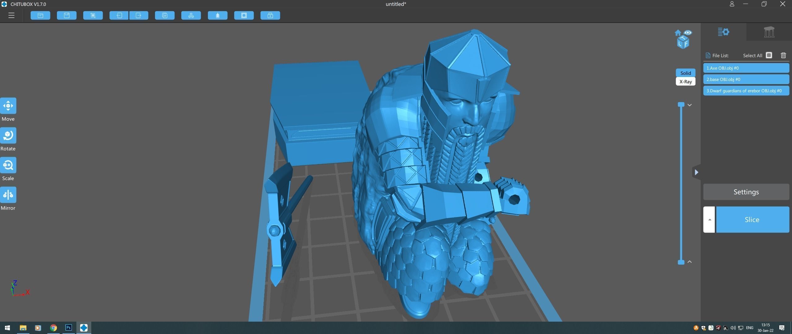 Dwarf guardian statue of Erebor 3D model_18