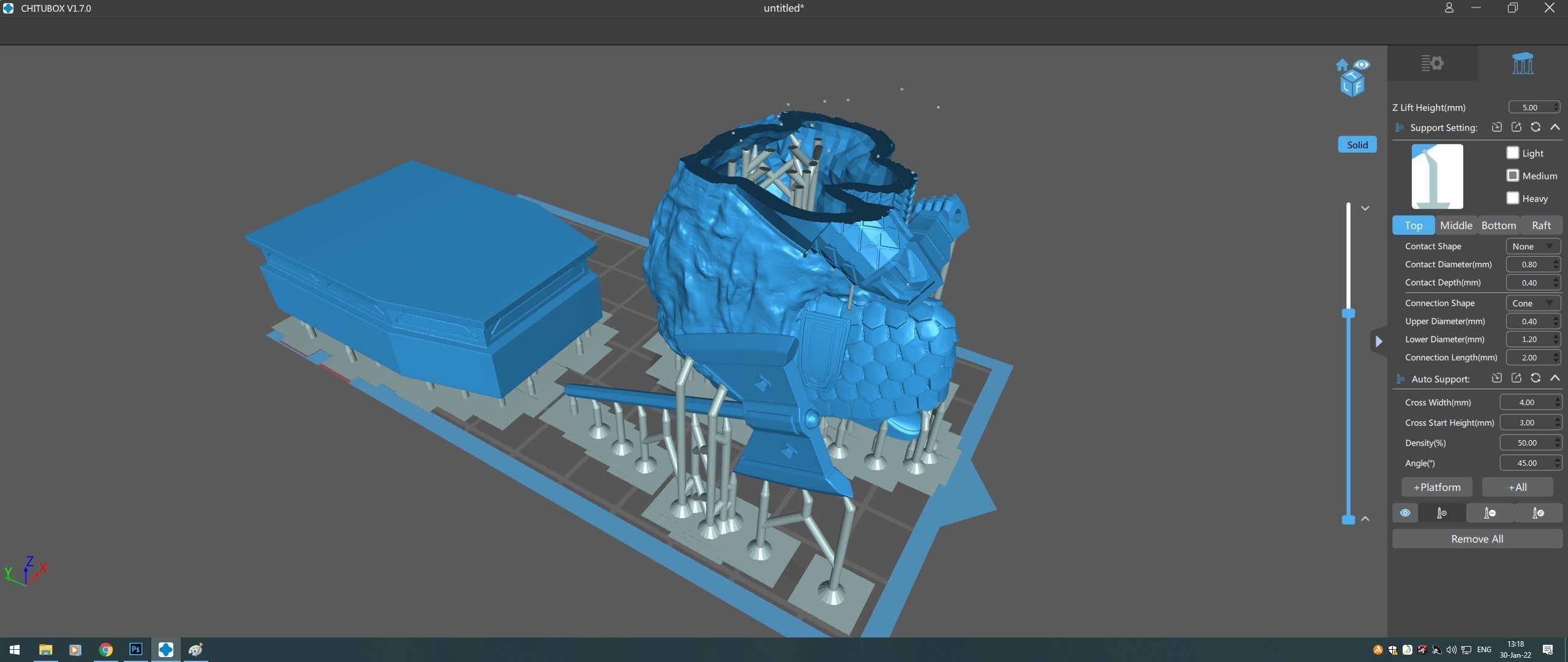 Dwarf guardian statue of Erebor 3D model_17