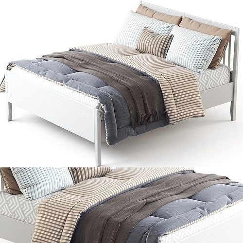 Ikea Idanas Bed 3D model