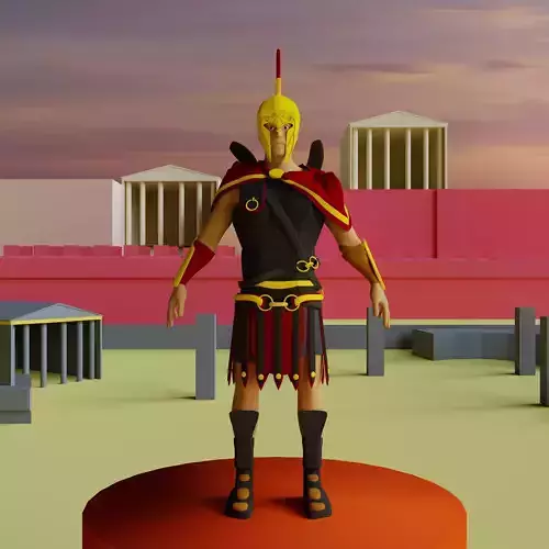 Spartan in 3d modeling 3D model