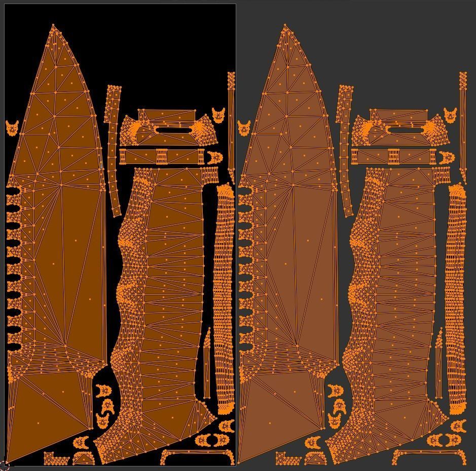 Tactical Combat Knife Kit 10 Fully Completed Gameready Knifes  Low-poly 3D model_16