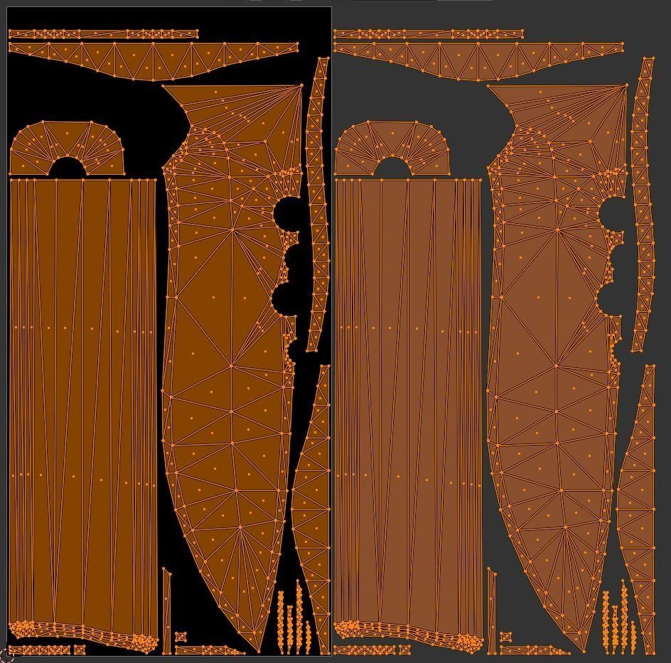 Tactical Combat Knife Kit 10 Fully Completed Gameready Knifes  Low-poly 3D model_25