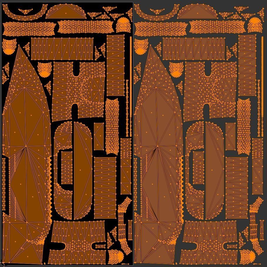 Tactical Combat Knife Kit 10 Fully Completed Gameready Knifes  Low-poly 3D model_10