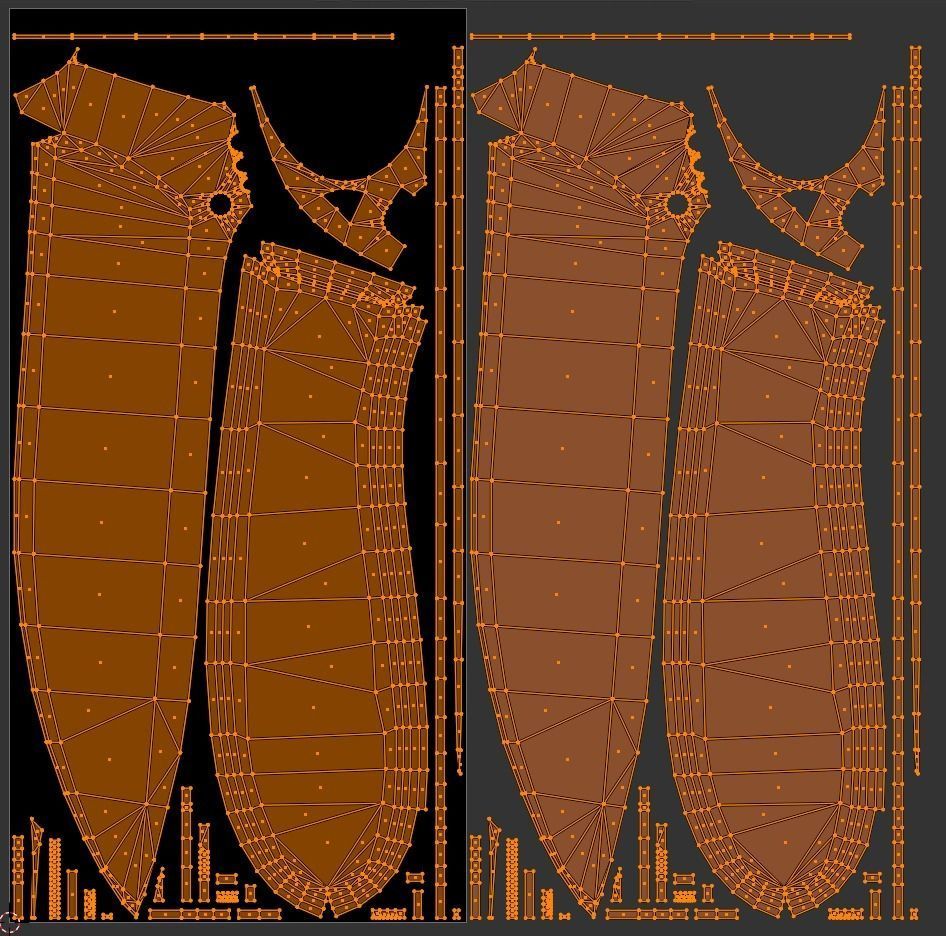 Tactical Combat Knife Kit 10 Fully Completed Gameready Knifes  Low-poly 3D model_19