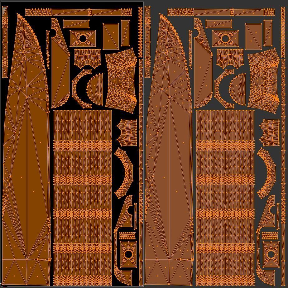 Tactical Combat Knife Kit 10 Fully Completed Gameready Knifes  Low-poly 3D model_7