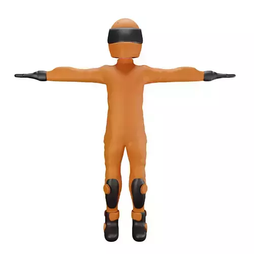  Racer Wear Uniform and Helmet