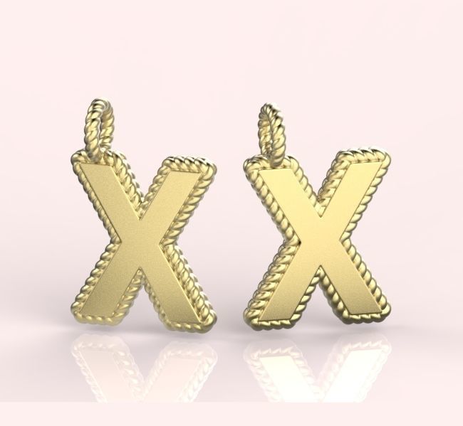 Alphabet Pendant Collection  _57