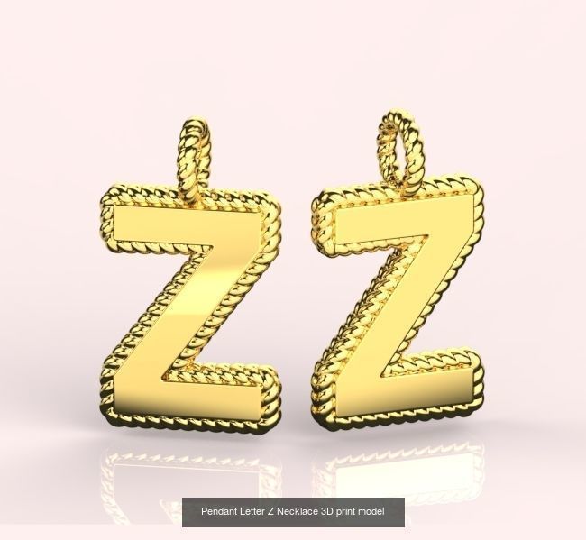 Alphabet Pendant Collection  _52