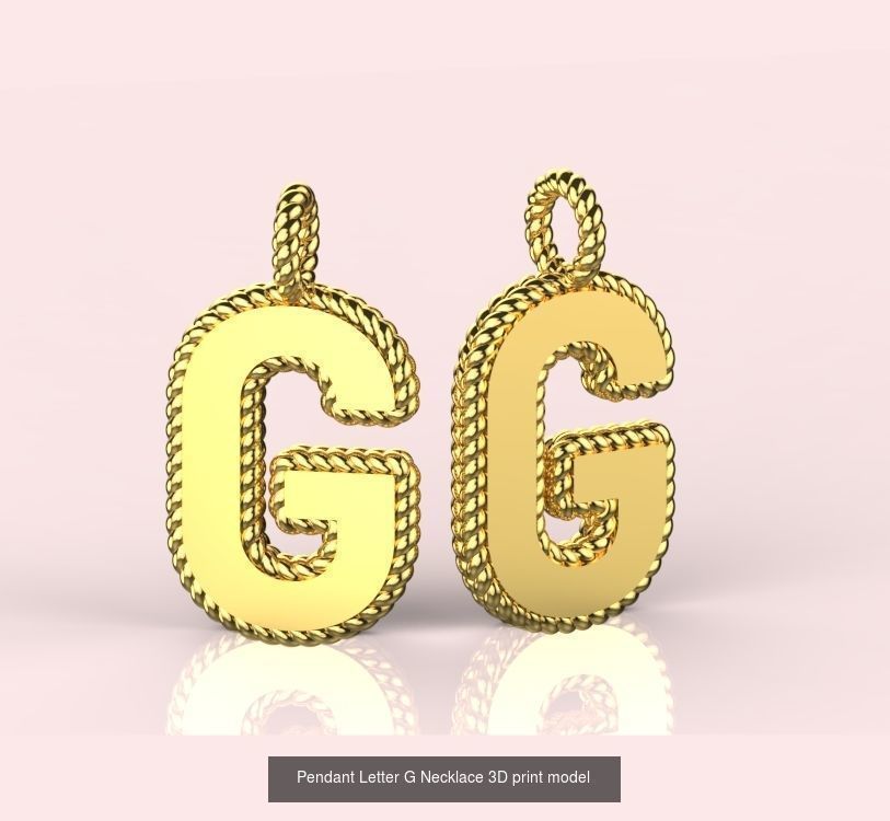 Alphabet Pendant Collection  _14