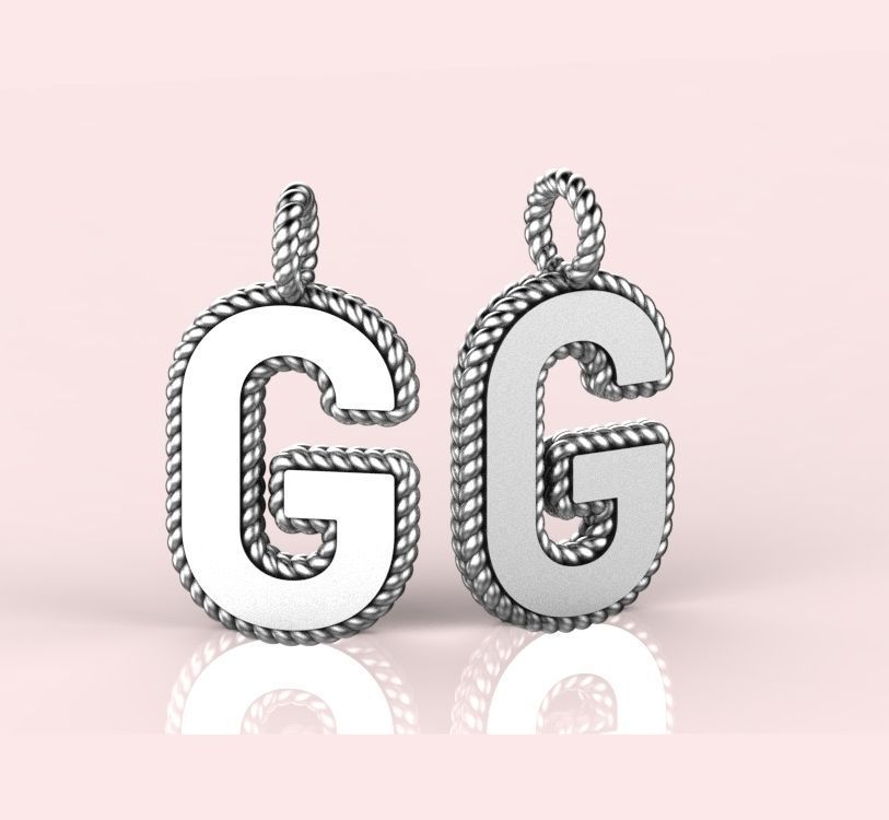 Alphabet Pendant Collection  _31