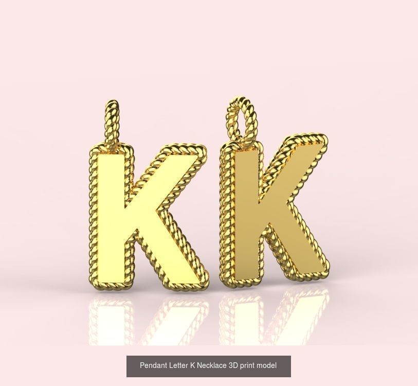 Alphabet Pendant Collection  _22