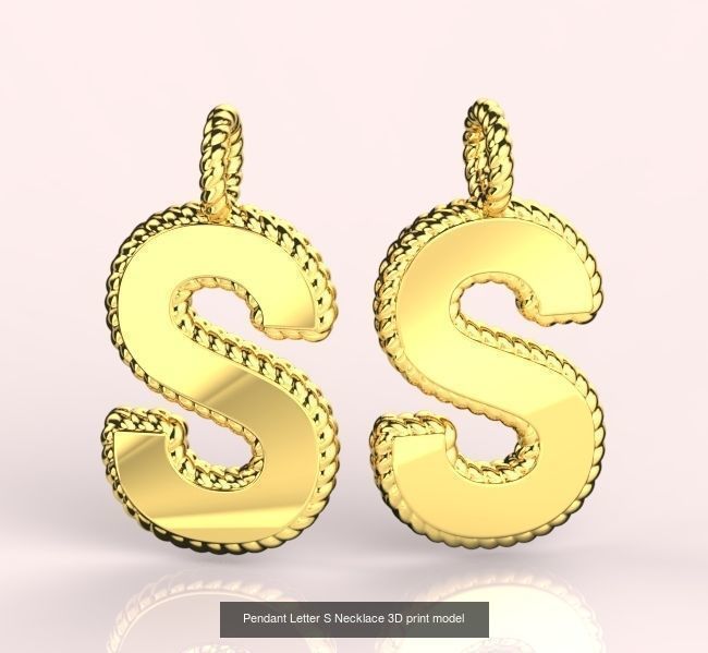 Alphabet Pendant Collection  _38