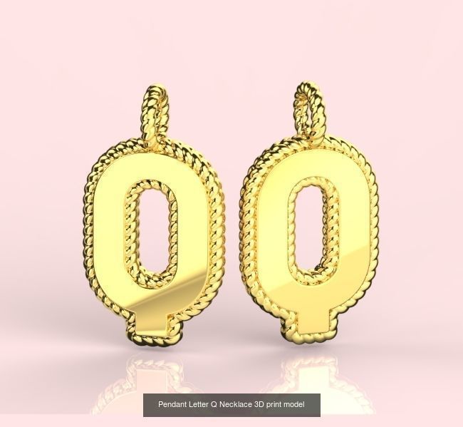 Alphabet Pendant Collection  _34